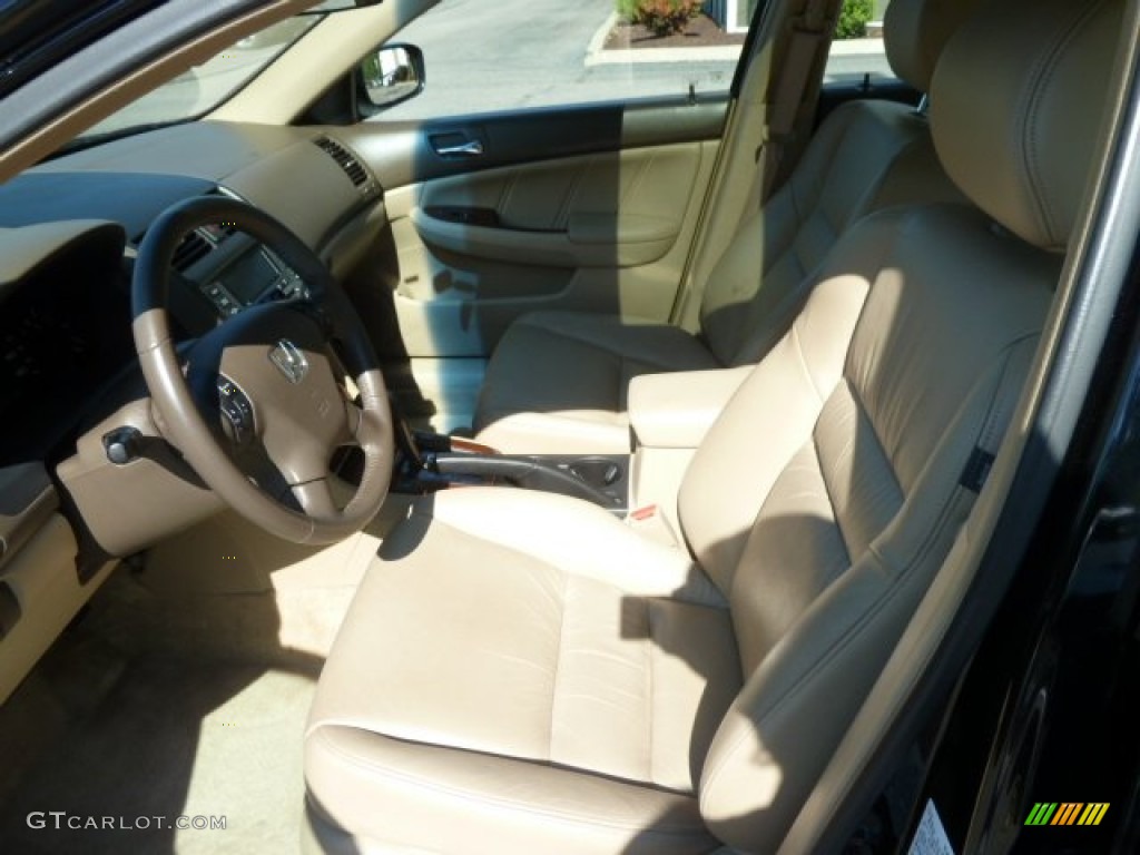 2006 Accord EX-L Sedan - Nighthawk Black Pearl / Ivory photo #15