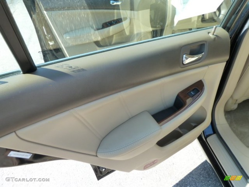 2006 Accord EX-L Sedan - Nighthawk Black Pearl / Ivory photo #18