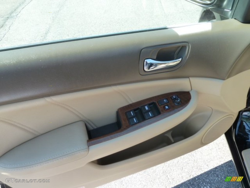 2006 Accord EX-L Sedan - Nighthawk Black Pearl / Ivory photo #19