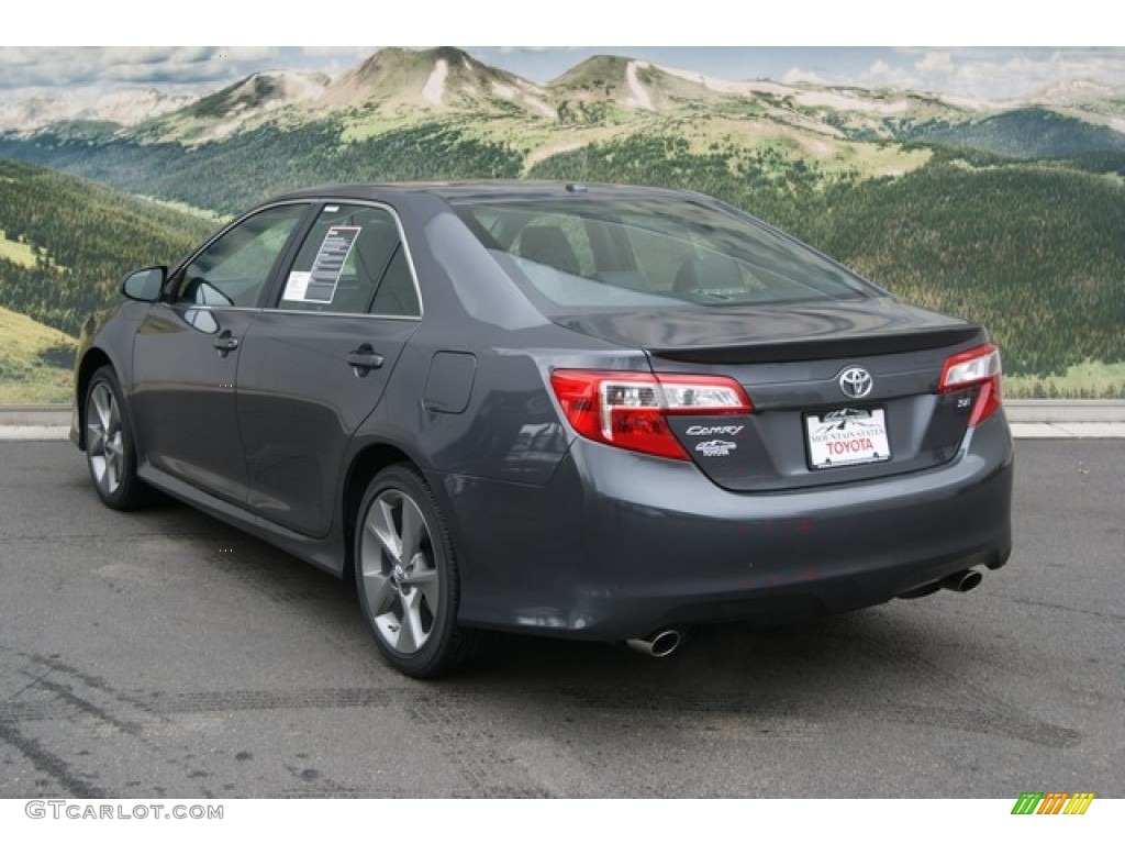 2012 Camry SE V6 - Magnetic Gray Metallic / Black/Ash photo #3