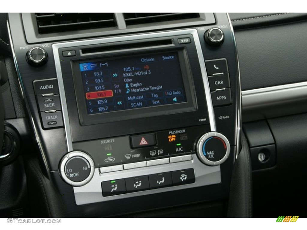 2012 Camry SE V6 - Magnetic Gray Metallic / Black/Ash photo #7