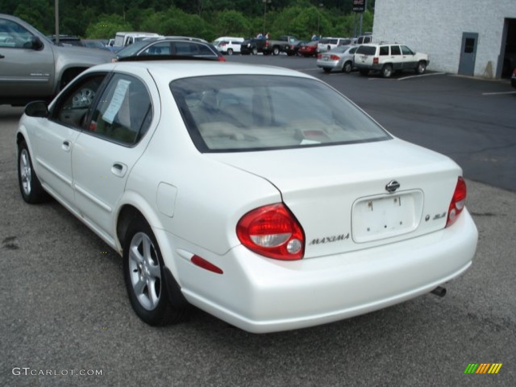 2000 Maxima GLE - Icelandic Pearl / Blond photo #4