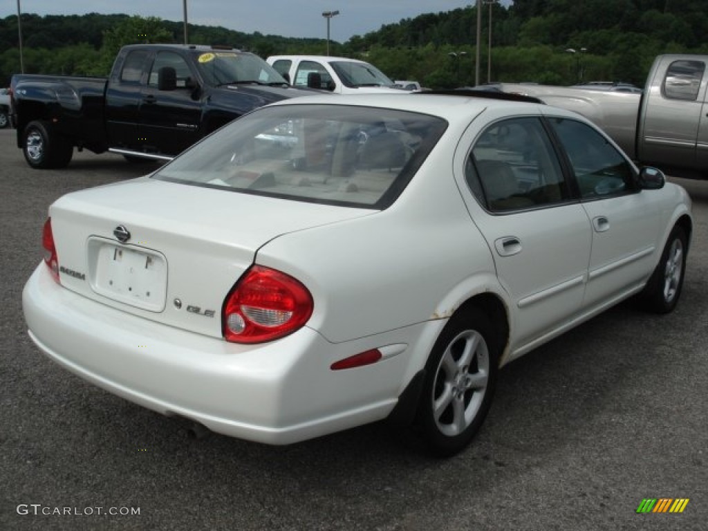 2000 Maxima GLE - Icelandic Pearl / Blond photo #6