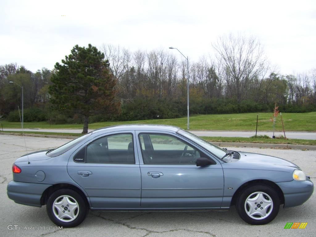 2000 Contour SE - Medium Steel Blue Metallic / Midnight Blue SVT Leather photo #1