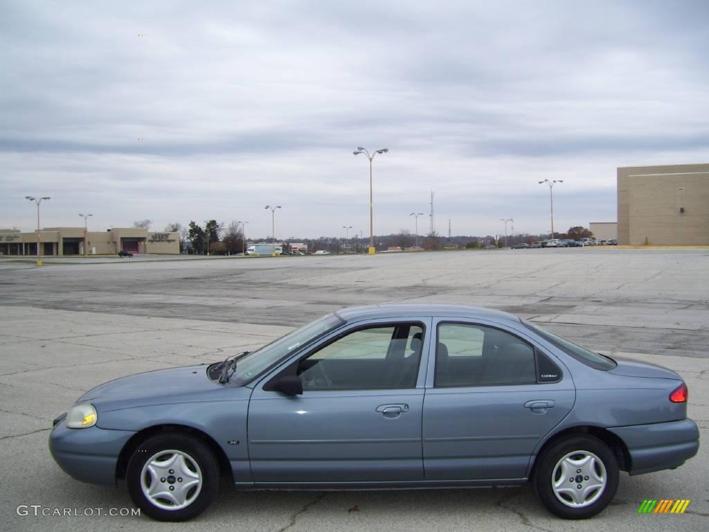 2000 Contour SE - Medium Steel Blue Metallic / Midnight Blue SVT Leather photo #5