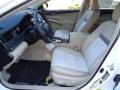 2012 Toyota Camry Light Gray Interior Front Seat Photo