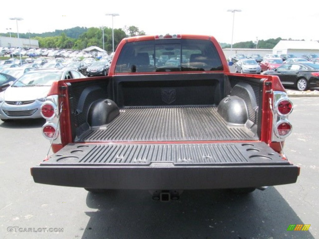 2008 Ram 1500 Big Horn Edition Quad Cab 4x4 - Sunburst Orange Pearl / Khaki photo #12