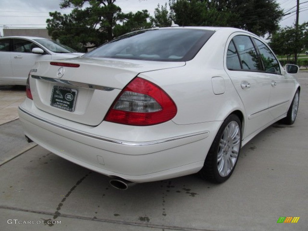 2008 E 550 Sedan - Arctic White / Black photo #6