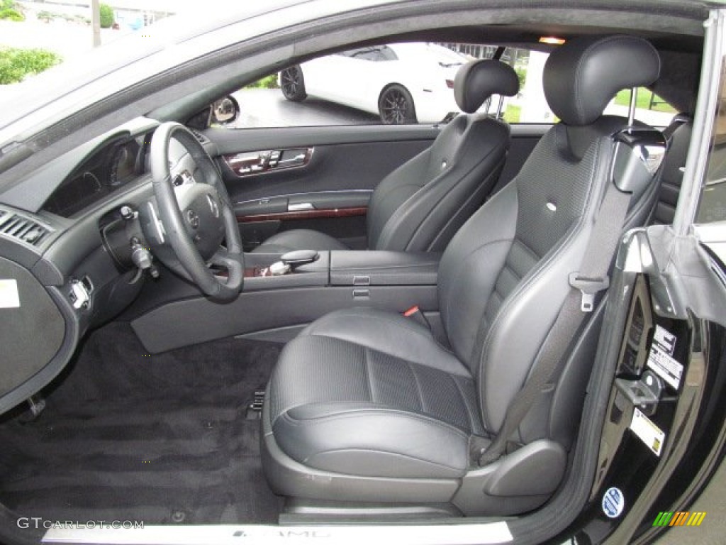 Black Interior 2008 Mercedes-Benz CL 63 AMG Photo #67826430