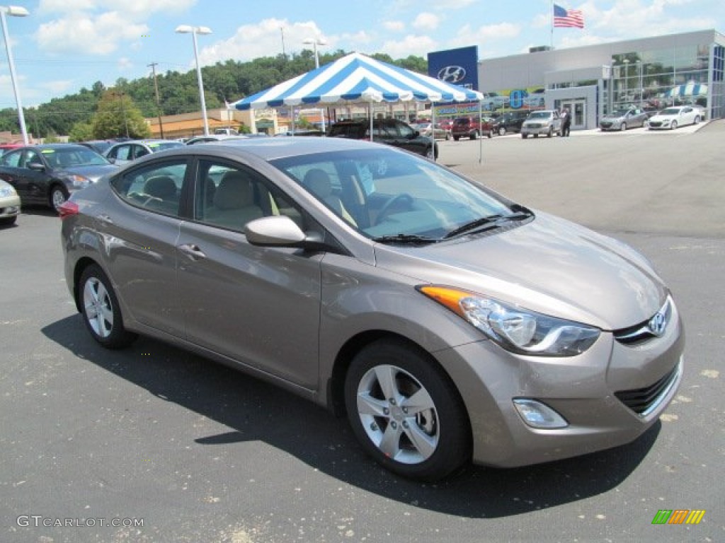 2013 Elantra GLS - Desert Bronze / Beige photo #1