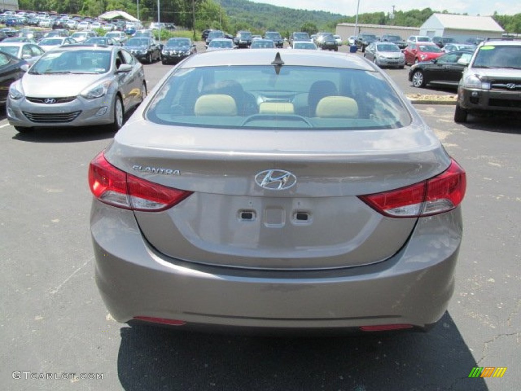 2013 Elantra GLS - Desert Bronze / Beige photo #4