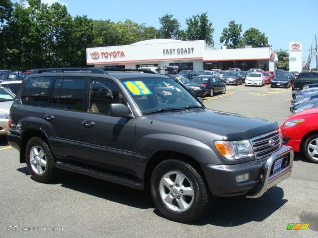 2003 Land Cruiser  - Galactic Gray Metallic / Stone photo #1