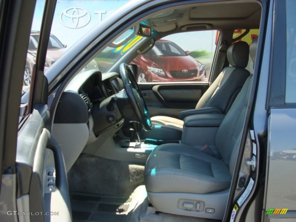 2003 Land Cruiser  - Galactic Gray Metallic / Stone photo #7