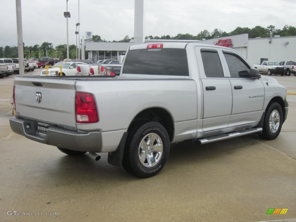 2011 Ram 1500 ST Quad Cab - Bright Silver Metallic / Dark Slate Gray/Medium Graystone photo #5