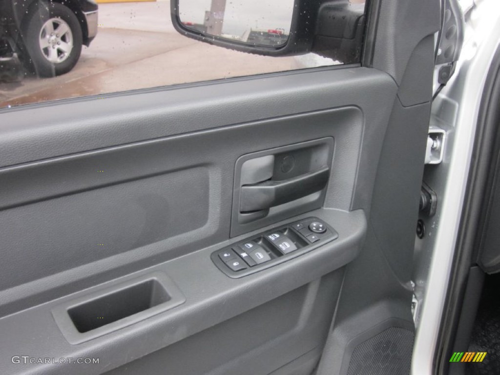 2011 Ram 1500 ST Quad Cab - Bright Silver Metallic / Dark Slate Gray/Medium Graystone photo #10