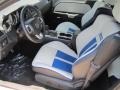 Pearl White/Blue Interior Photo for 2011 Dodge Challenger #67828497