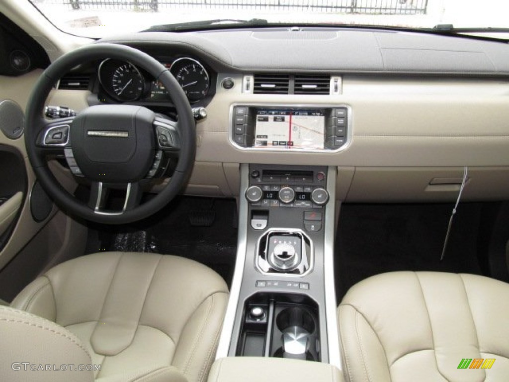 2012 Land Rover Range Rover Evoque Pure Almond/Espresso Dashboard Photo #67829133