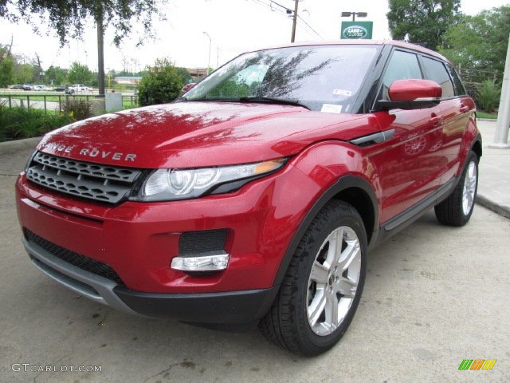 Firenze Red Metallic 2012 Land Rover Range Rover Evoque Pure Exterior Photo #67829198