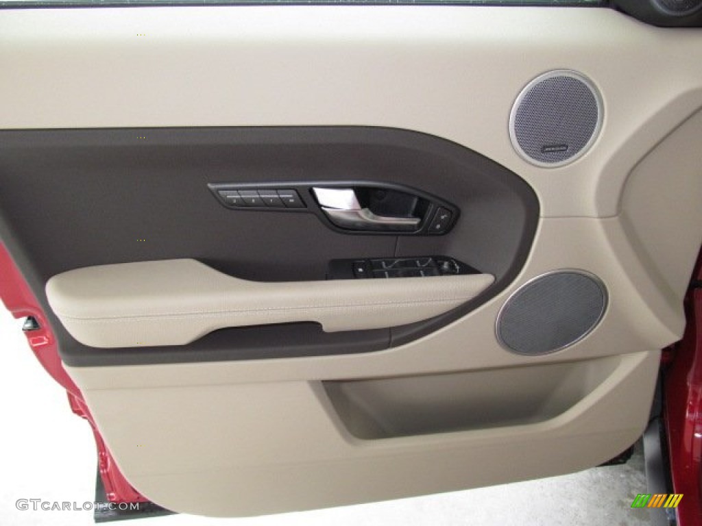 2012 Land Rover Range Rover Evoque Pure Almond/Espresso Door Panel Photo #67829229