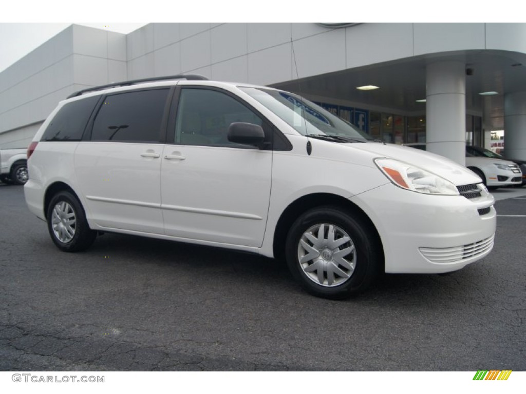 2005 Sienna LE - Natural White / Taupe photo #1