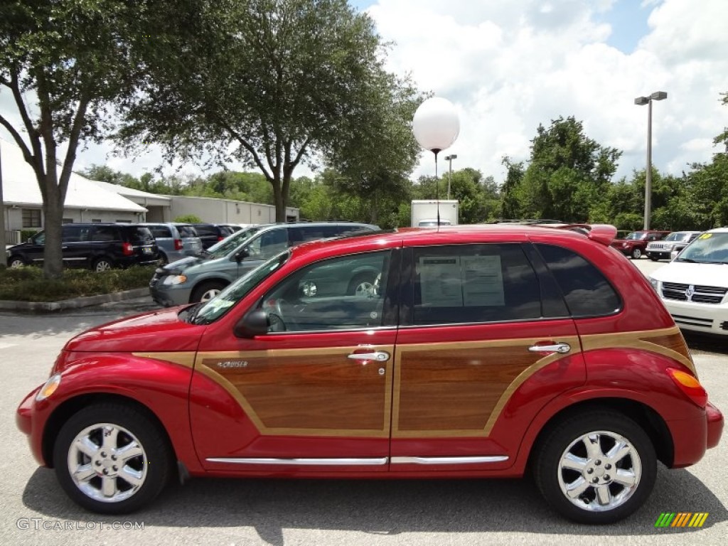Inferno Red Crystal Pearl 2005 Chrysler PT Cruiser Limited Turbo Exterior Photo #67831073