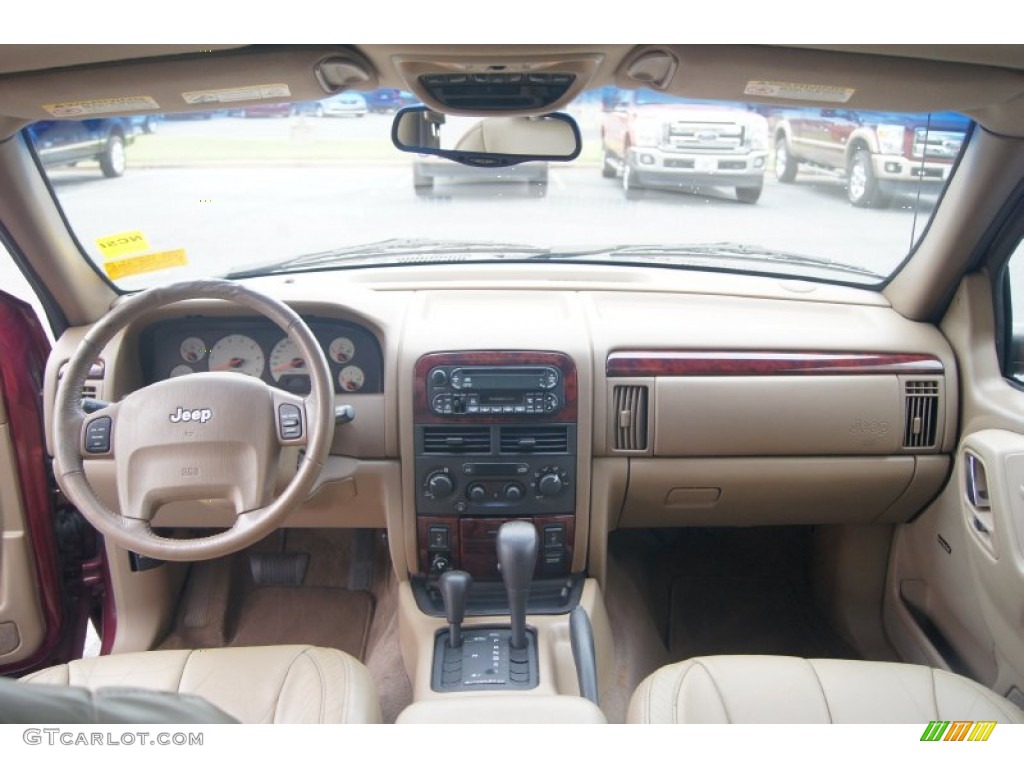2001 Grand Cherokee Limited 4x4 - Sienna Pearl / Taupe photo #24