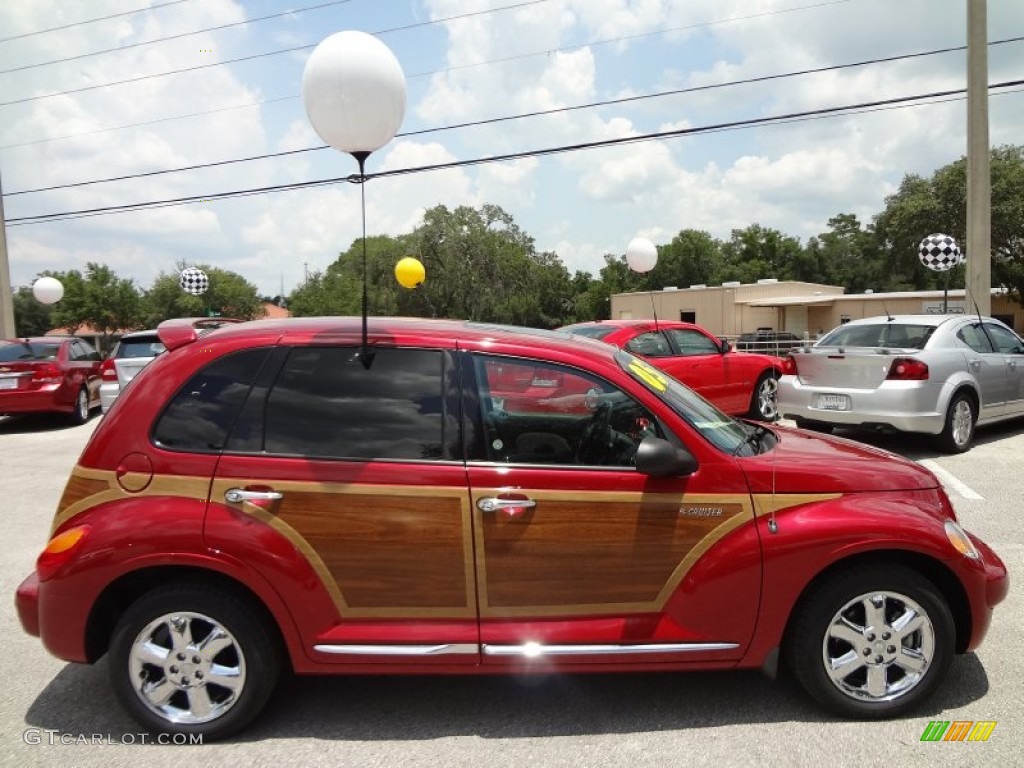Inferno Red Crystal Pearl 2005 Chrysler PT Cruiser Limited Turbo Exterior Photo #67831121