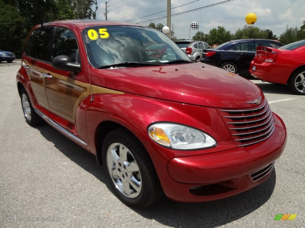 Inferno Red Crystal Pearl 2005 Chrysler PT Cruiser Limited Turbo Exterior Photo #67831127