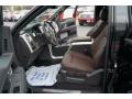 Platinum Sienna Brown/Black Leather Interior Photo for 2012 Ford F150 #67831692