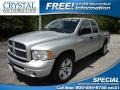 Bright Silver Metallic 2004 Dodge Ram 1500 SLT Quad Cab