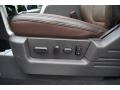 Platinum Sienna Brown/Black Leather Controls Photo for 2012 Ford F150 #67831803