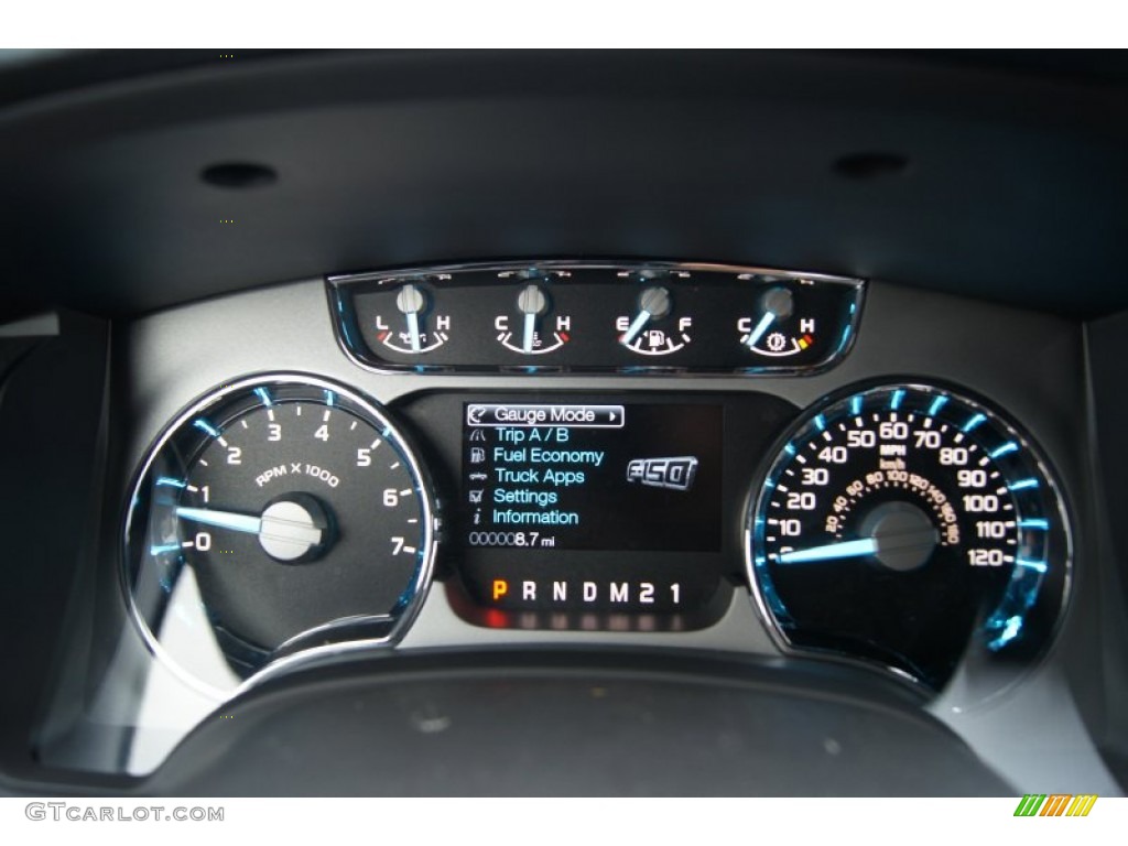 2012 Ford F150 Platinum SuperCrew 4x4 Gauges Photo #67831821