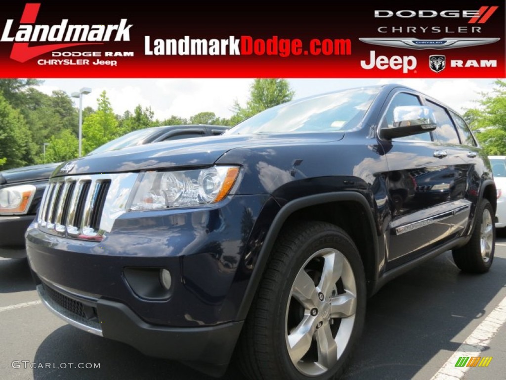 2012 Grand Cherokee Limited - True Blue Pearl / Black photo #1