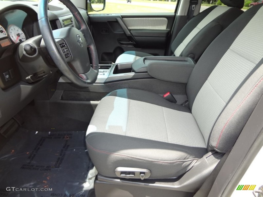2011 Titan Pro-4X Crew Cab 4x4 - Blizzard White / Almond photo #4