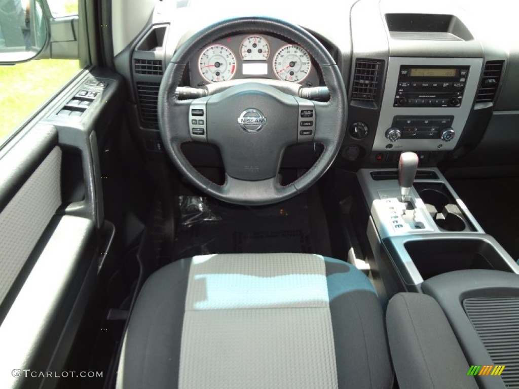 2011 Titan Pro-4X Crew Cab 4x4 - Blizzard White / Almond photo #6