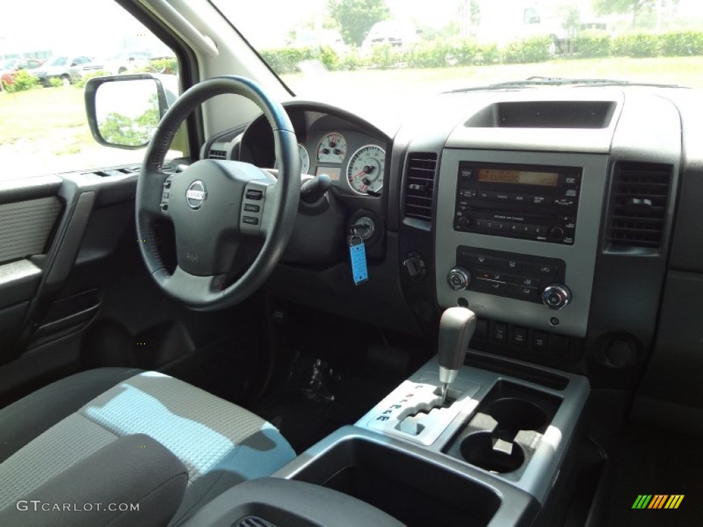2011 Titan Pro-4X Crew Cab 4x4 - Blizzard White / Almond photo #11