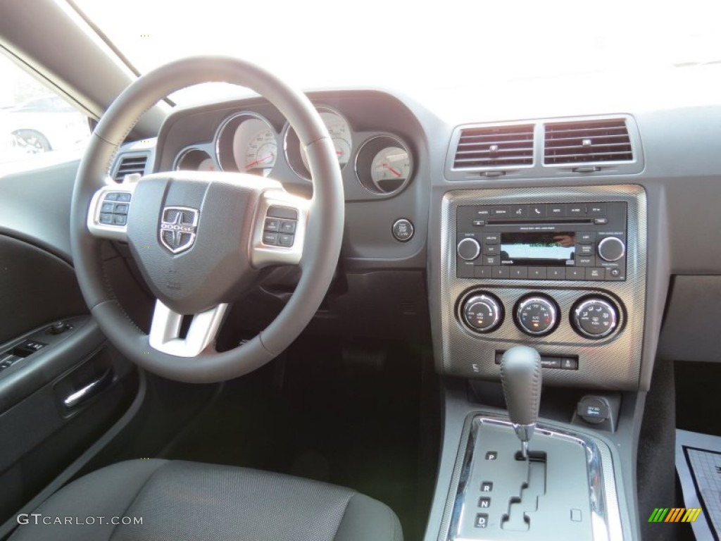 2012 Dodge Challenger R/T Dark Slate Gray Dashboard Photo #67834520