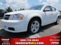 2012 Bright White Dodge Avenger SXT  photo #1