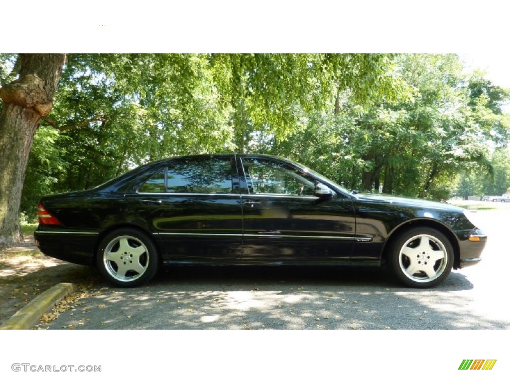 Black 2002 Mercedes-Benz S 600 Sedan Exterior Photo #67836599