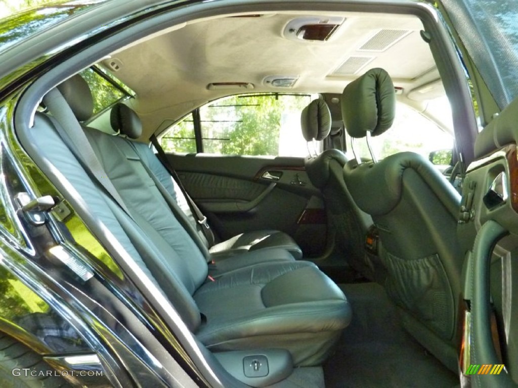 Charcoal Interior 2002 Mercedes-Benz S 600 Sedan Photo #67836755