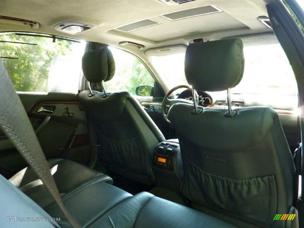 Charcoal Interior 2002 Mercedes-Benz S 600 Sedan Photo #67836764