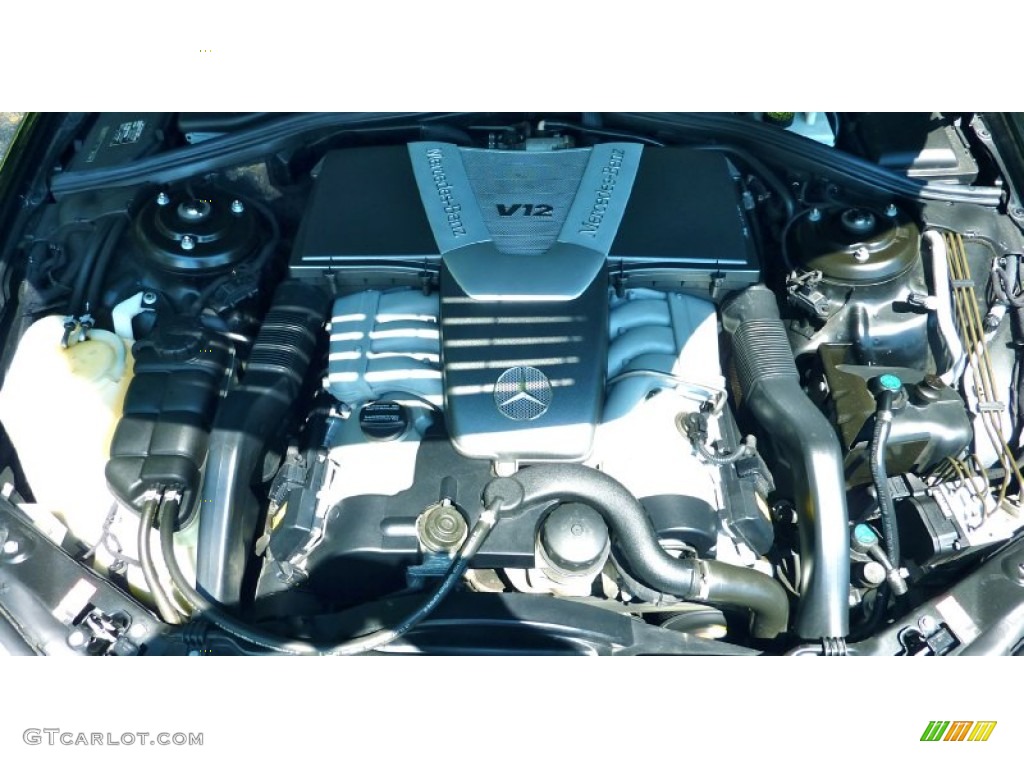 2002 Mercedes-Benz S 600 Sedan 5.8 Liter SOHC 36-Valve V12 Engine Photo #67836797
