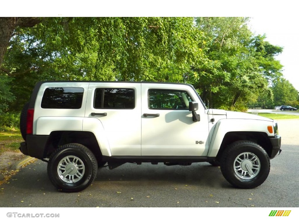 Birch White 2008 Hummer H3 Standard H3 Model Exterior Photo #67836920