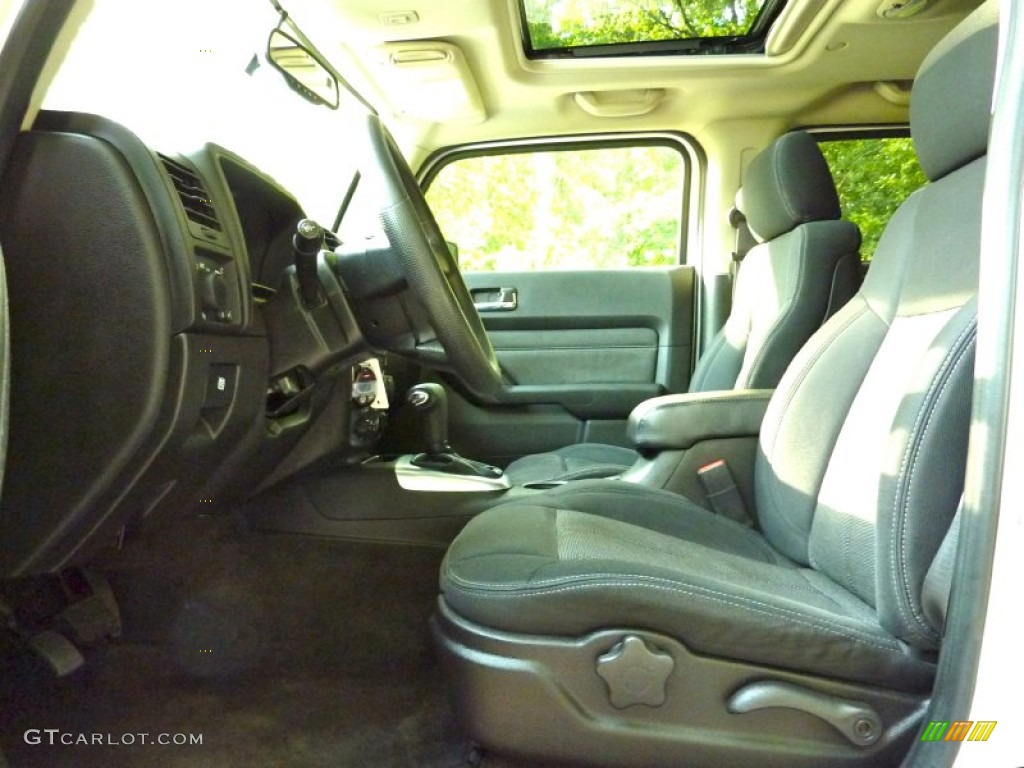 Ebony Black Interior 2008 Hummer H3 Standard H3 Model Photo #67836932