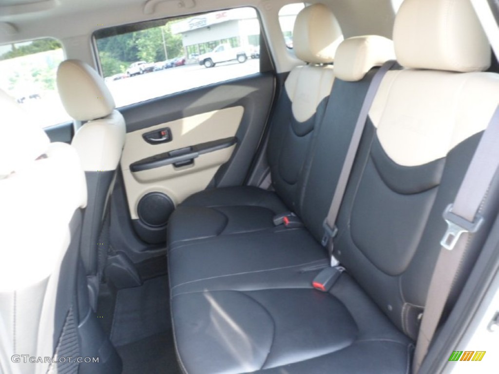 Sand/Black Premium Leather Interior 2011 Kia Soul ! Photo #67838804