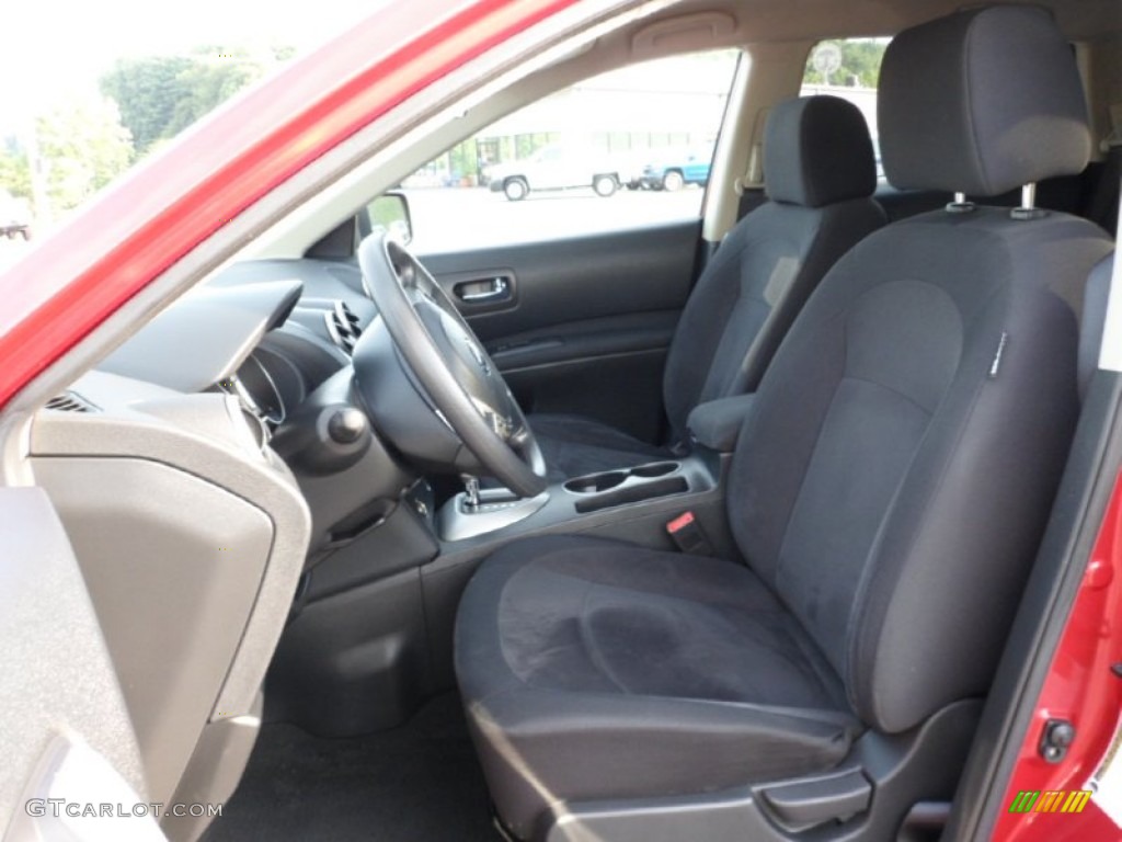 Black Interior 2010 Nissan Rogue AWD Krom Edition Photo #67838996