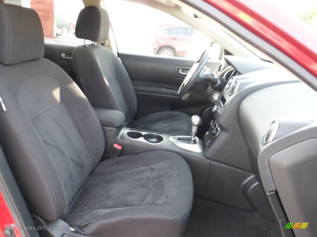 Black Interior 2010 Nissan Rogue AWD Krom Edition Photo #67839077