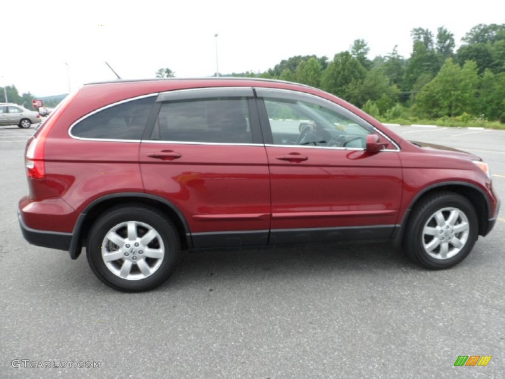 2009 CR-V EX-L 4WD - Tango Red Pearl / Gray photo #2