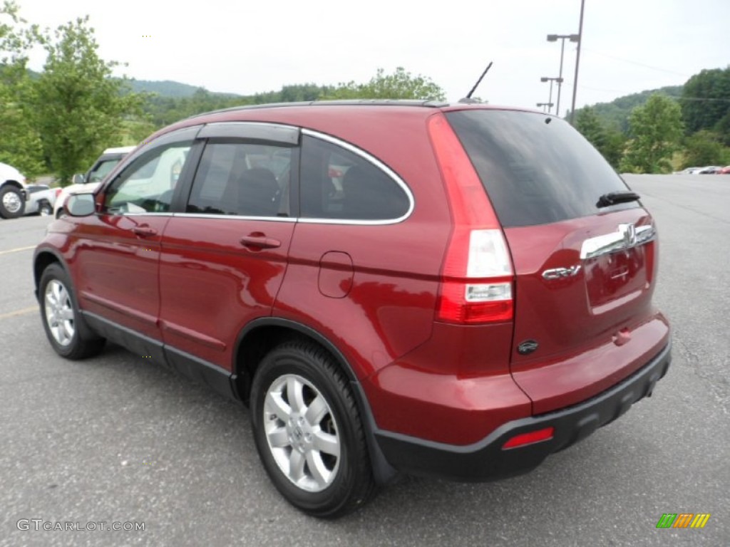 2009 CR-V EX-L 4WD - Tango Red Pearl / Gray photo #4