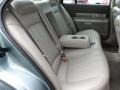 2004 Lincoln LS Dark Stone/Medium Light Stone Interior Rear Seat Photo
